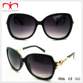 2015 Fashionable Ladies Plastic Sunglasses with Metal Decoration (WSP412415)